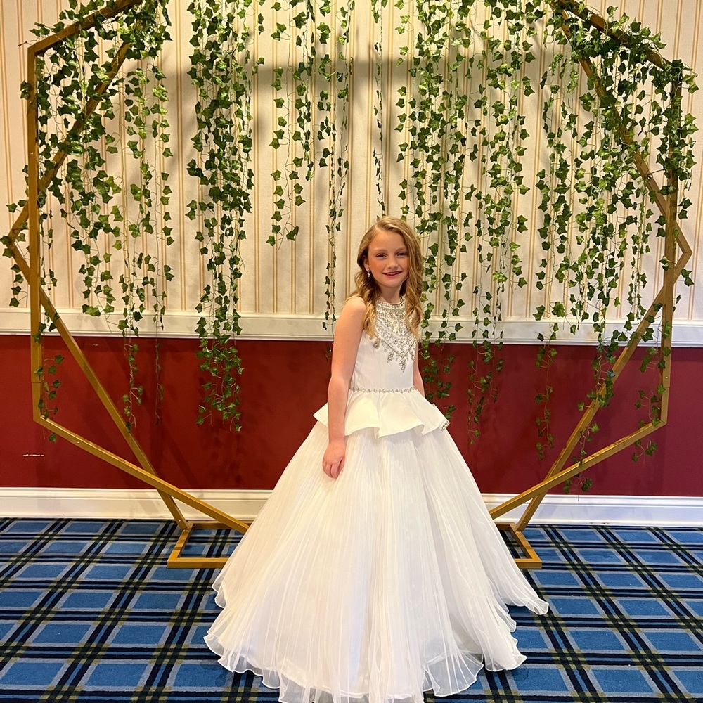 Girls Rachel Allan pageant gown